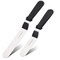 Angled Icing Spatula, Stainless Steel Offset Spatula, Cake Spatula Set of 2 Black 6, 8 inch Blade